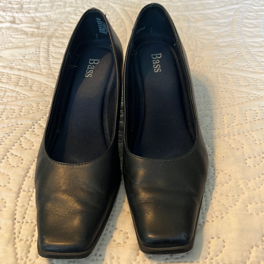 Bass black heels
